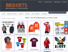 Tablet Screenshot of bbshirts.nl